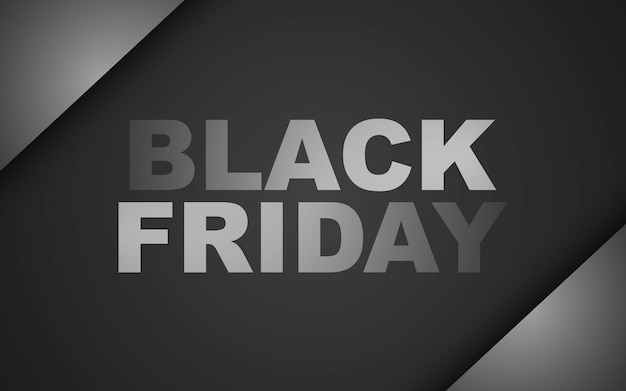 Wektorowa ilustracja szablonu banera sprzedaży Black Friday