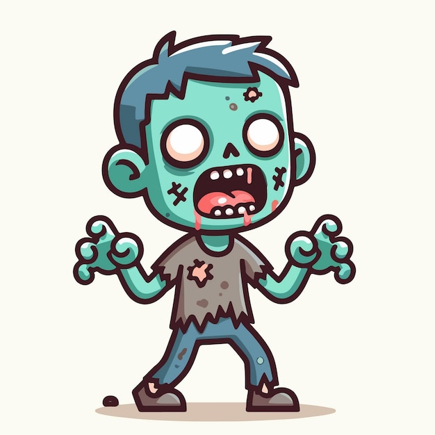 Wektorowa Ilustracja Zombie