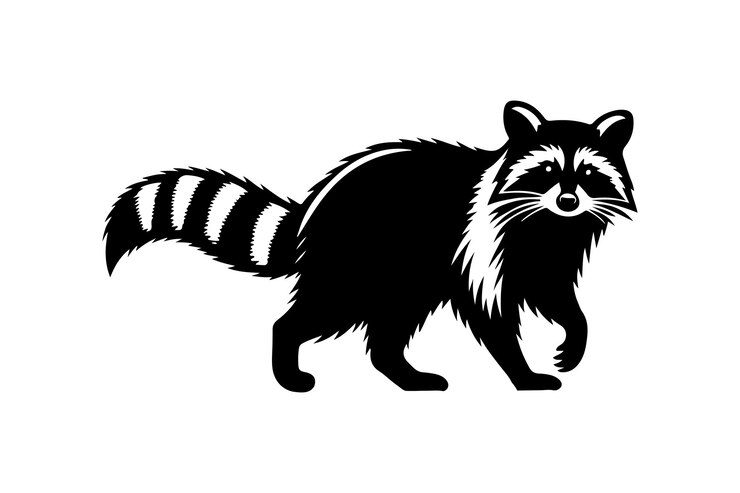 Wektor wektorowa ilustracja zwierząt o sylwetce szopka