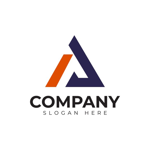 Wektorowa litera szablon premium logo