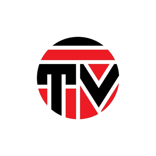 Wektorowa sztuka projektowania logo telewizyjnego