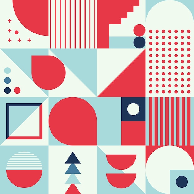 Wektorowe abstrakcyjne tło z retro geometrycznym wzorem