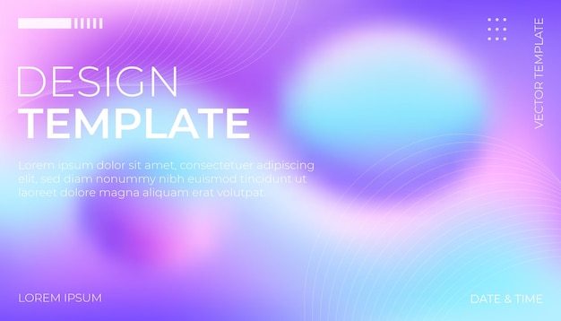 Wektorowe gradient minimalistyczne tło z kręgami