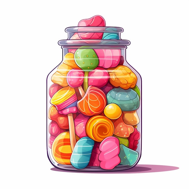 Plik wektorowy wektorowe ilustracje słodkich cukierków odizolowane desery przekąski jedzenie lizak ikona wakacje