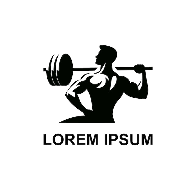 Plik wektorowy wektorowe logo fitness dla siłowni