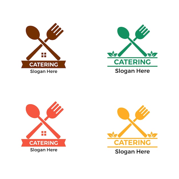 Wektorowe projekty logo cateringu