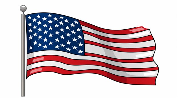 Plik wektorowy wektorowe tło wzoru flagi amerykańskiej