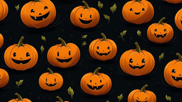 Plik wektorowy wektorowe tło wzoru jackolantern