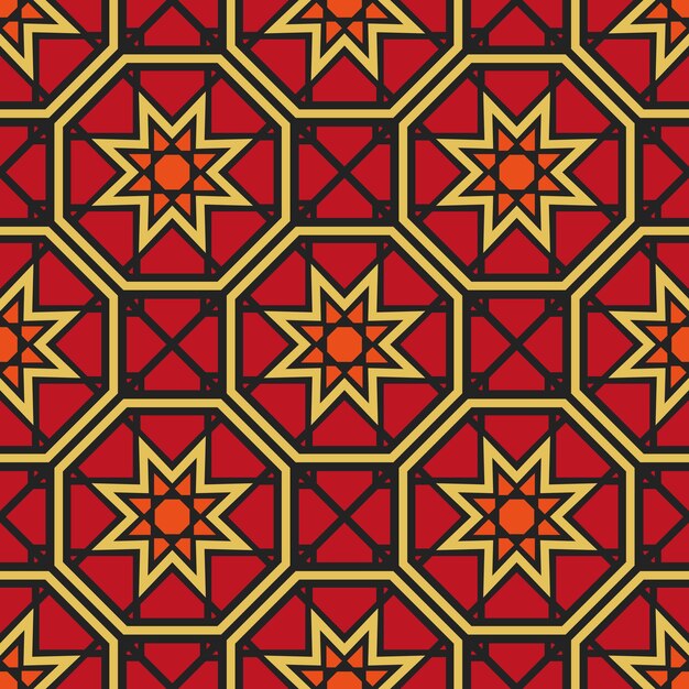 Wektorowy azjatycki wzór geometryczny