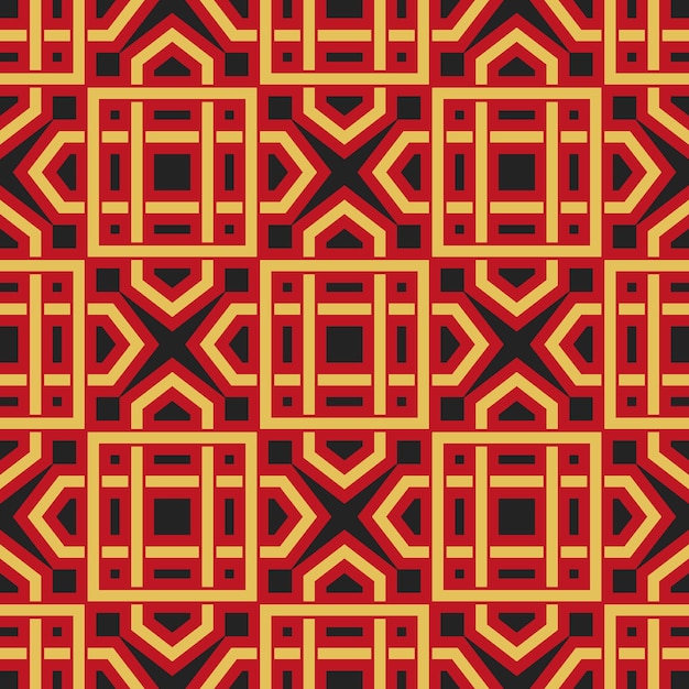 Wektorowy azjatycki wzór geometryczny