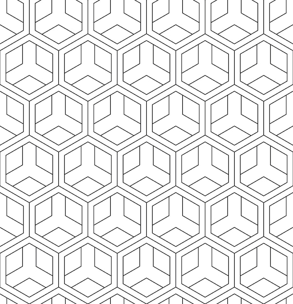 Wektorowy bezszwowy wzór geometryczny Klasyczny chiński starożytny ornament dostosowany do współczesnych trendów W pełni edytowalne tło liniowe z maską przycinającą można zmieniać grubość linii kompozycja kolorystyczna