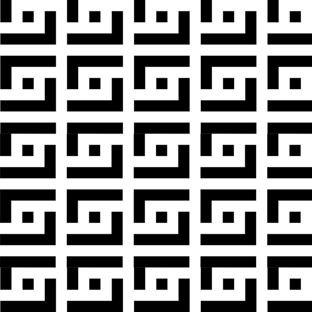 Wektorowy geometryczny wzór poli czarno-biały bezszwowy tekstura z załamanym poli Abstrakt