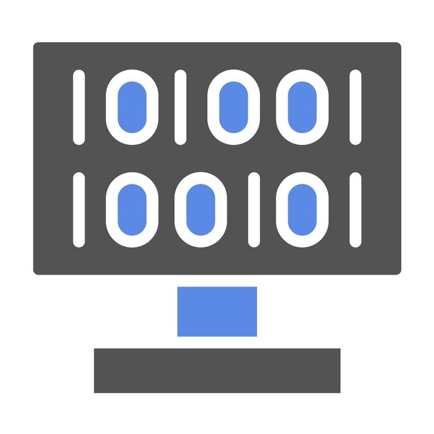 Wektorowy kod projektowania Crypt Icon Style