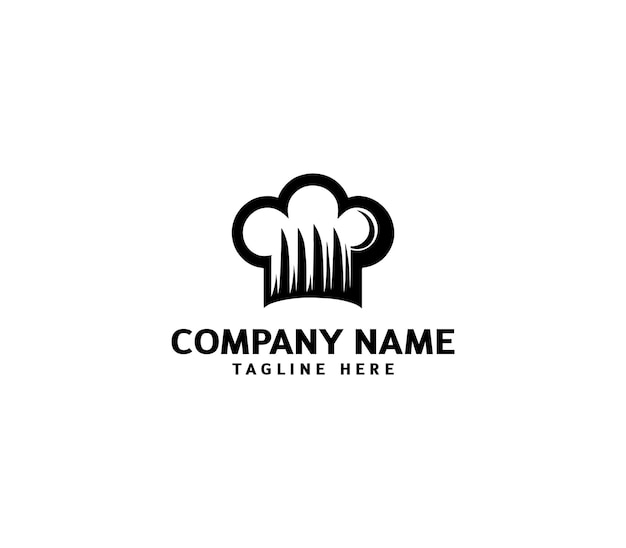 Wektorowy logo szefa kuchni Szablon ikony szefa kuchenki Kreatywny symbol szefa kuchny Restauracja Logo gotowania
