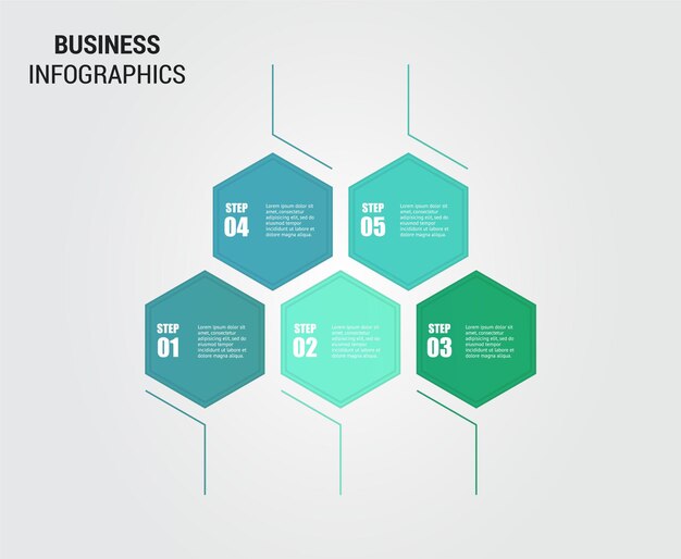 Wektorowy Obraz Elementów Infograficznych Gospodarki Biznesowej