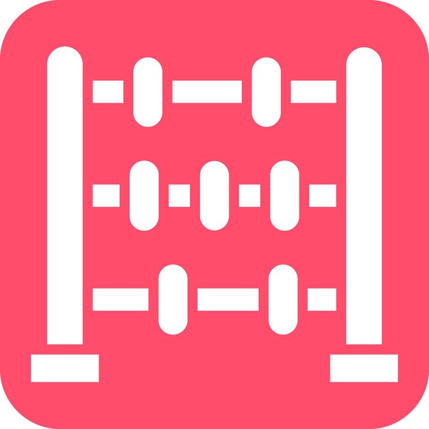 Wektorowy projekt Abacus Icon Style