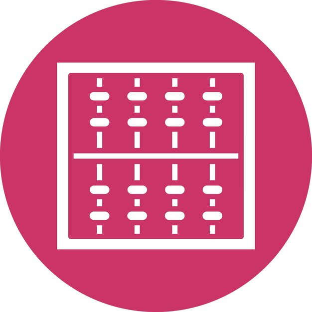 Wektorowy projekt Abacus Icon Style