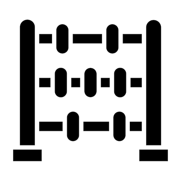 Wektorowy projekt Abacus Icon Style