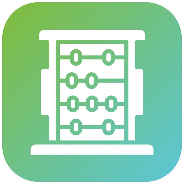 Wektorowy projekt Abacus Icon Style