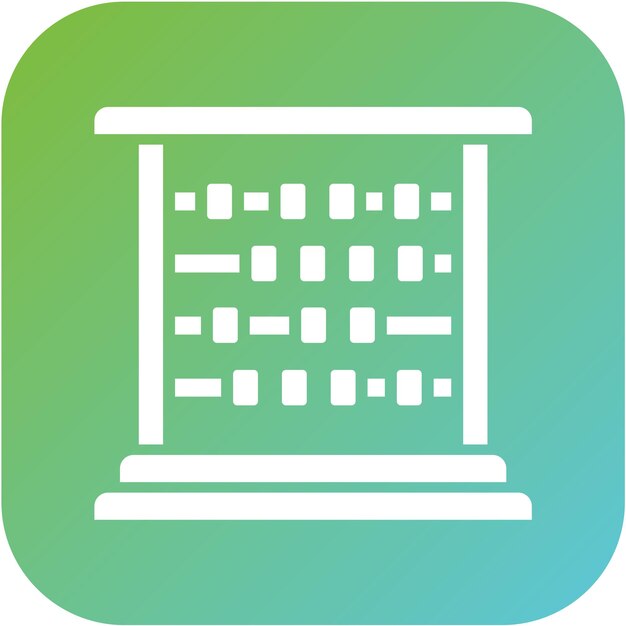 Wektorowy projekt Abacus Icon Style