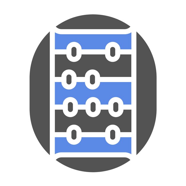 Wektorowy projekt Abacus Icon Style