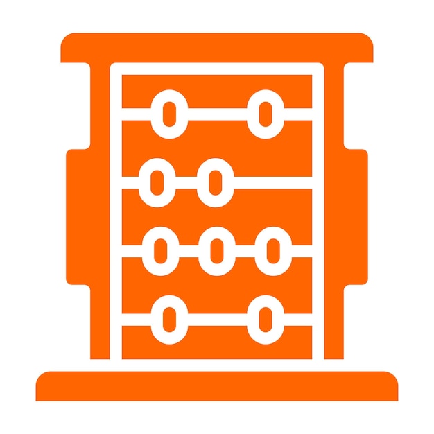 Wektorowy projekt Abacus Icon Style