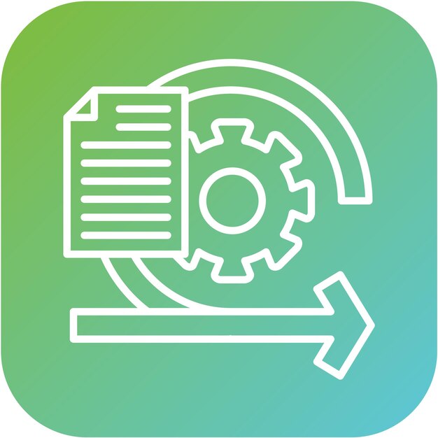 Wektorowy projekt Agile Manifesto Icon Style