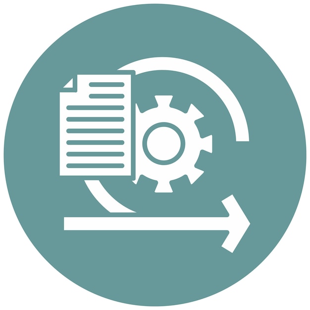 Wektorowy projekt Agile Manifesto Icon Style