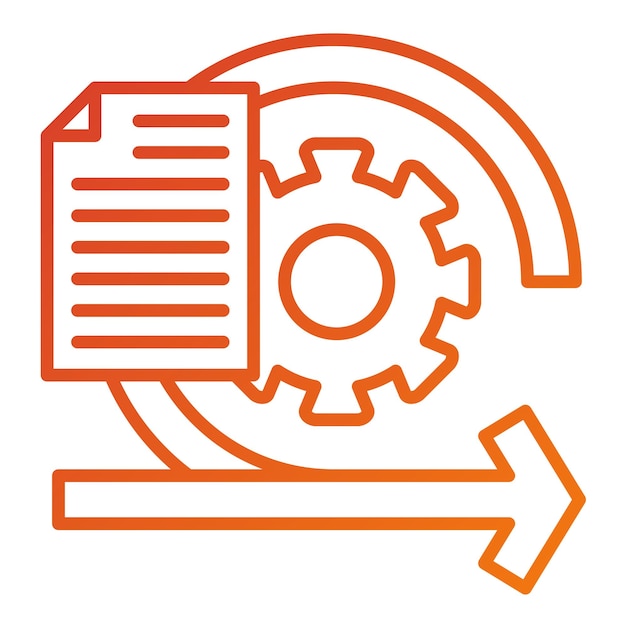 Wektorowy projekt Agile Manifesto Icon Style