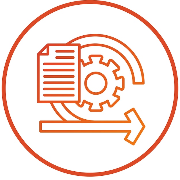 Wektorowy projekt Agile Manifesto Icon Style
