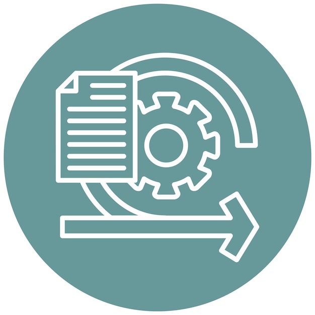 Wektorowy projekt Agile Manifesto Icon Style