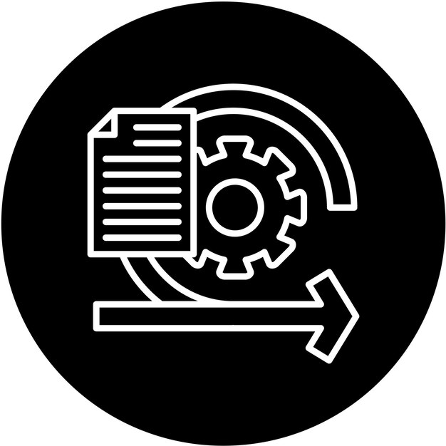 Wektorowy projekt Agile Manifesto Icon Style