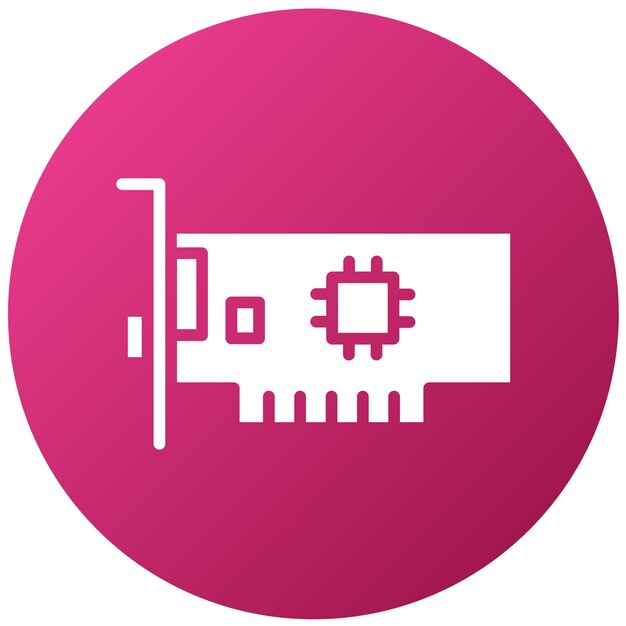 Wektorowy projekt AGP Slot Icon Style