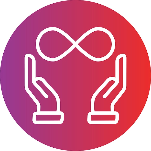 Wektorowy projekt All Inclusive Icon Style