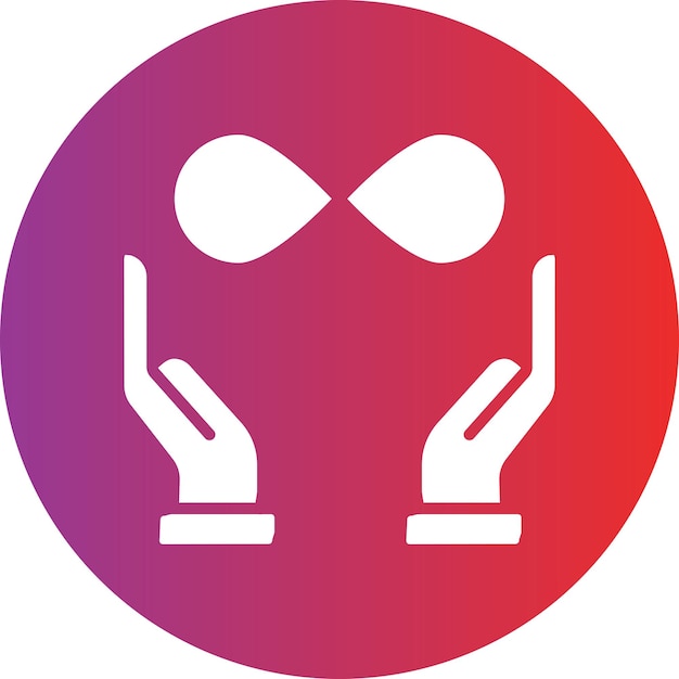 Wektorowy projekt All Inclusive Icon Style
