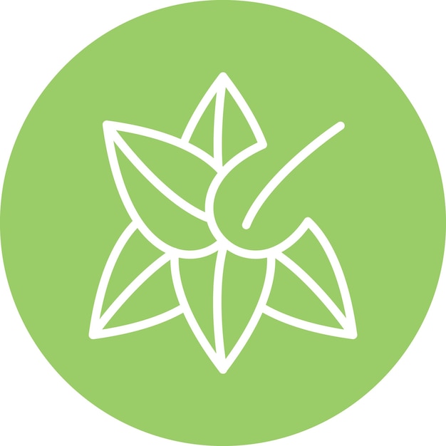 Wektorowy projekt Amaryllis Icon Style
