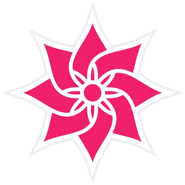 Wektorowy projekt Amaryllis Icon Style