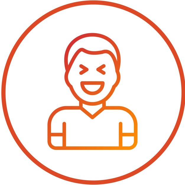 Wektorowy projekt Amuse Icon Style
