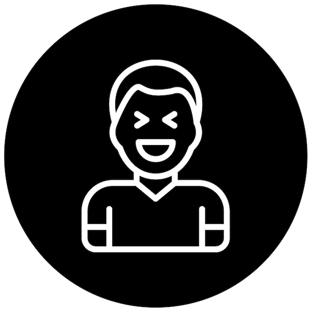 Wektorowy projekt Amuse Icon Style