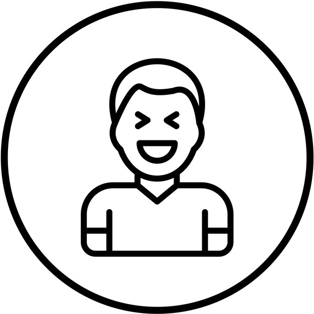 Wektorowy projekt Amuse Icon Style