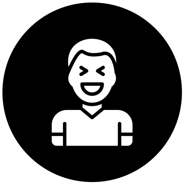 Wektorowy projekt Amuse Icon Style