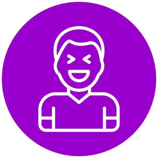 Wektorowy projekt Amuse Icon Style