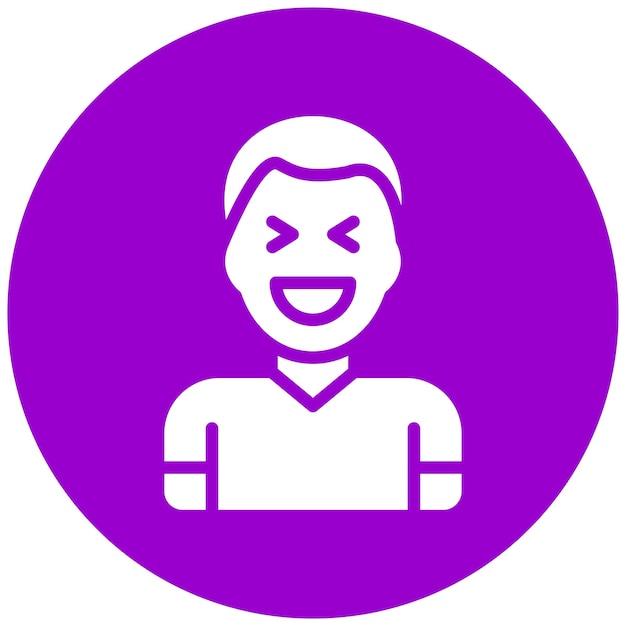 Wektorowy projekt Amuse Icon Style