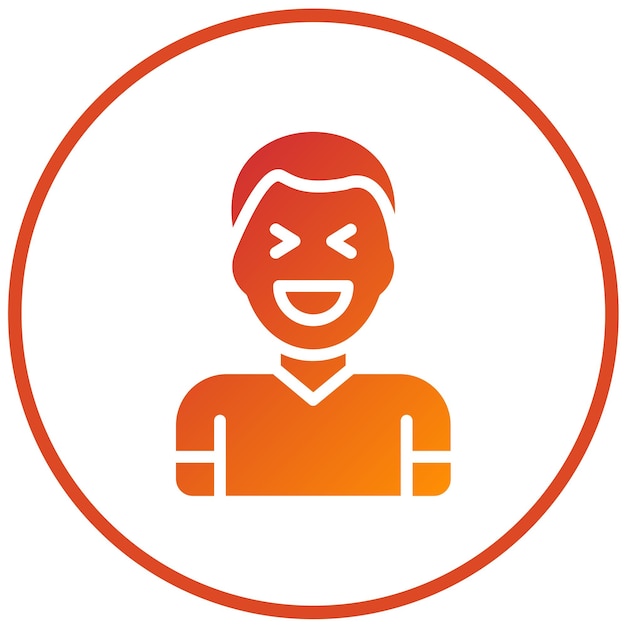 Wektorowy projekt Amuse Icon Style