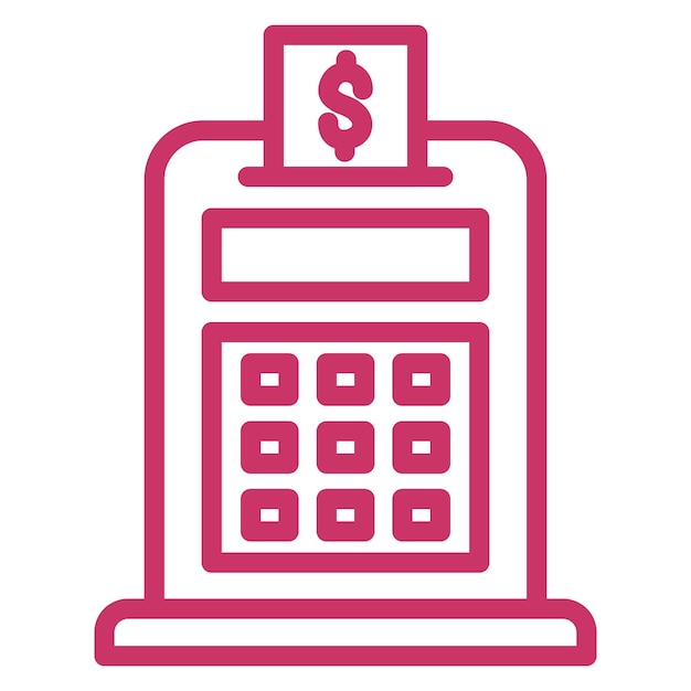 Wektorowy projekt Atm Icon Style