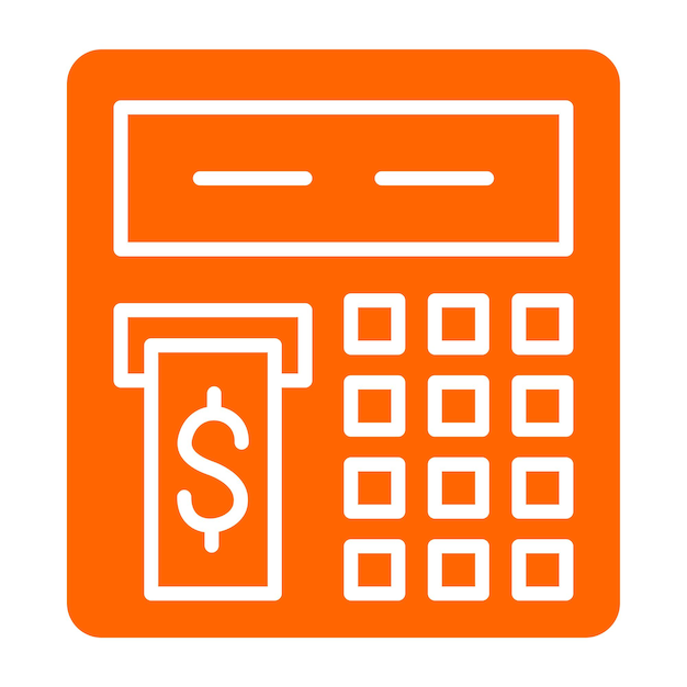 Wektorowy projekt Atm Icon Style