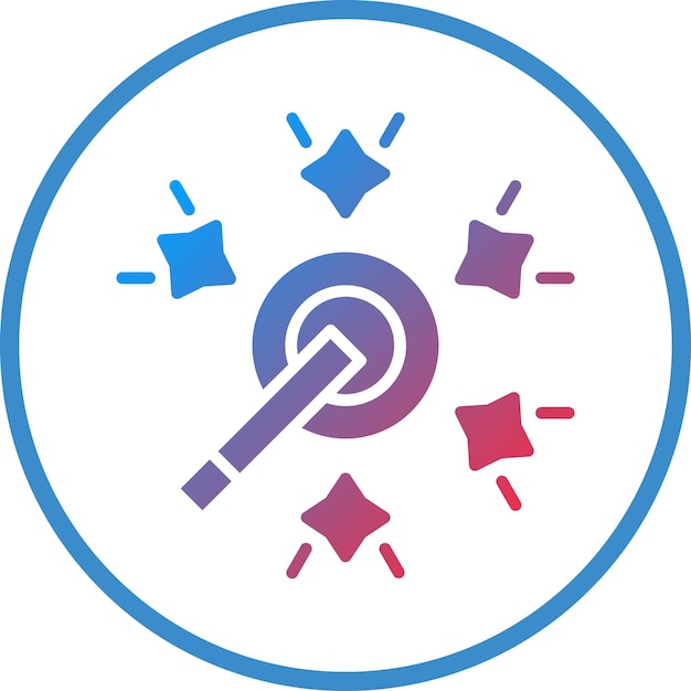 Wektorowy projekt Auto Enhance Icon Style
