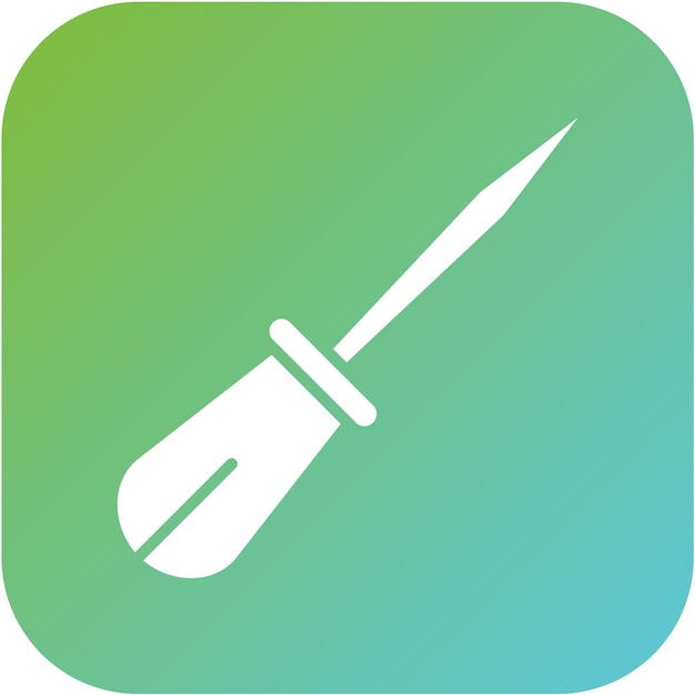 Wektorowy projekt Awl Icon Style