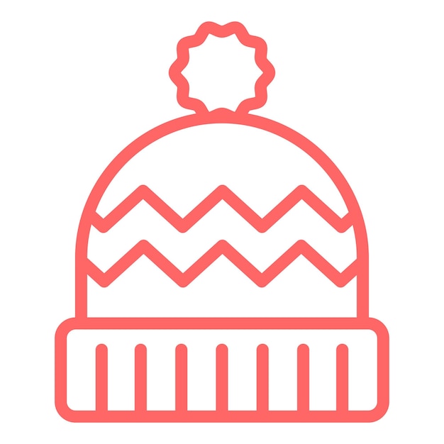 Wektorowy projekt Beanie Icon Style