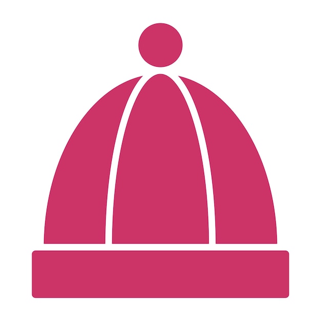 Wektorowy projekt Beanie Icon Style